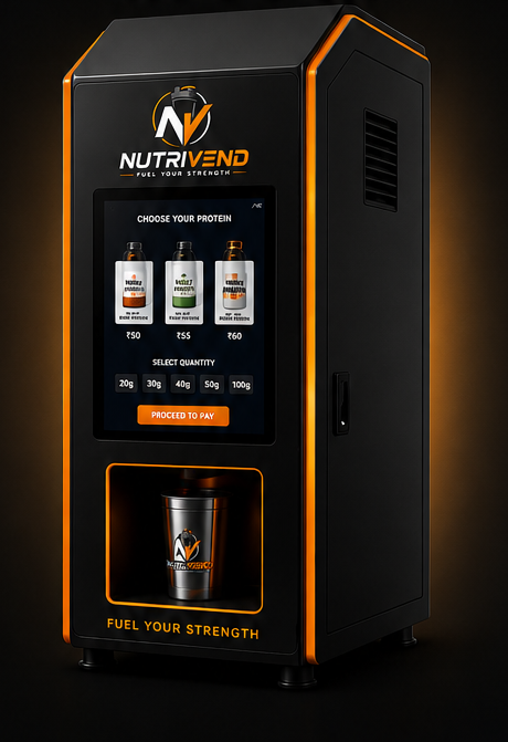 NutriVend protein powder vending machine